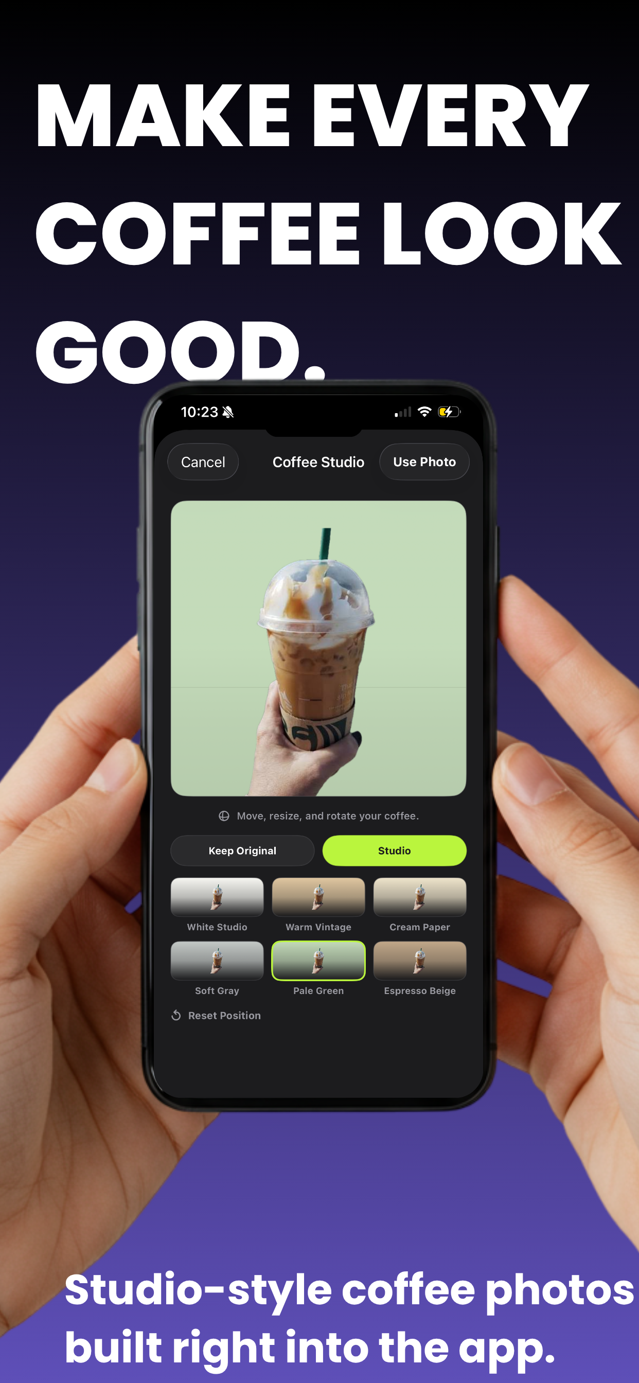 Just Bean It coffee discovery map screenshot